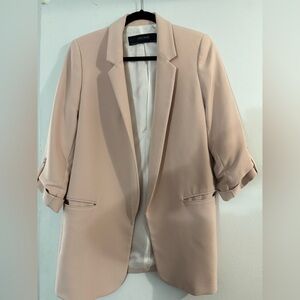 Zara Basic Collection Ivory blazer